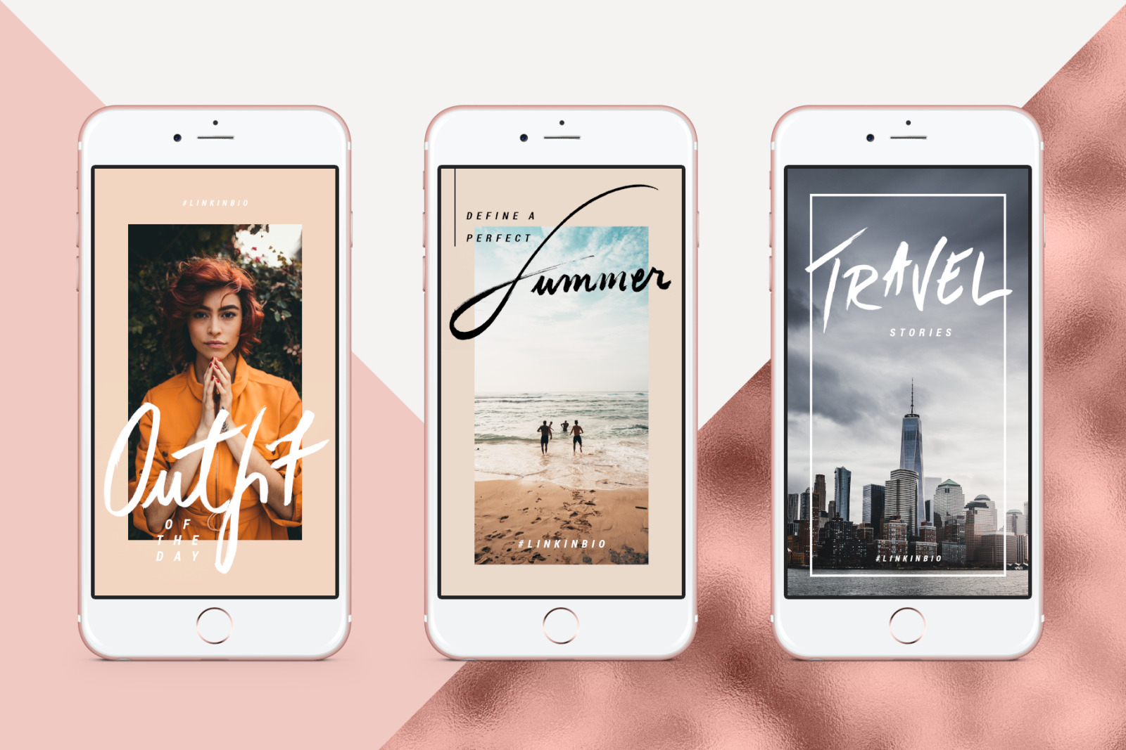 Rose Gold Instagram Stories Pack Rose Gold Instagram Stories Pack
