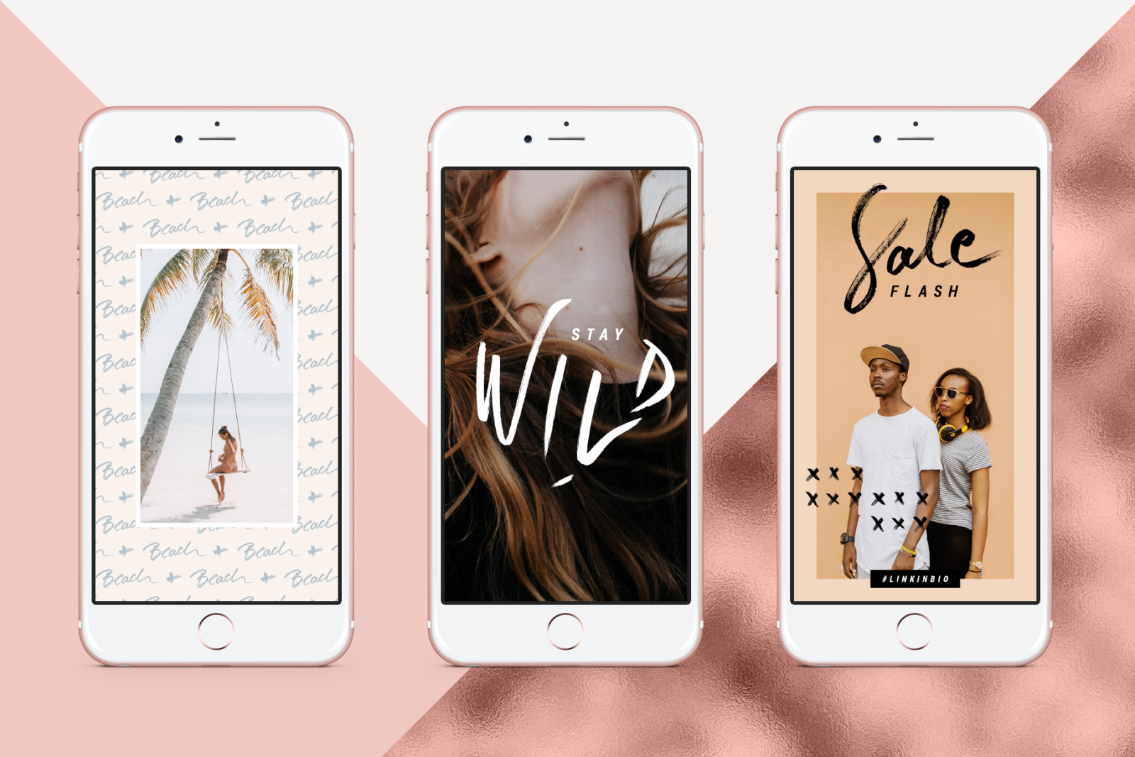 Rose Gold Instagram Stories Pack Rose Gold Instagram Stories Pack