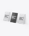 Three Paper Business Cards Mockup