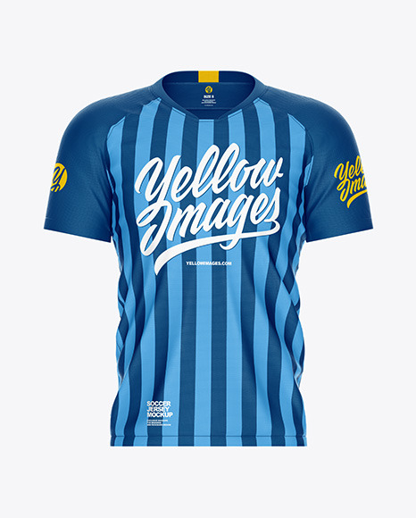 Men’s Soccer Jersey Mockup - Front View