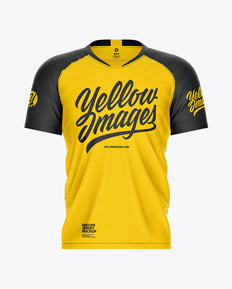 Men’s Soccer Jersey Mockup - Front View