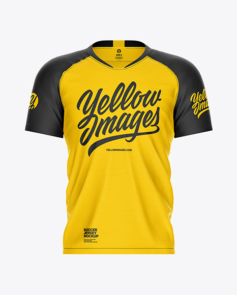 Men’s Soccer Jersey Mockup - Front View