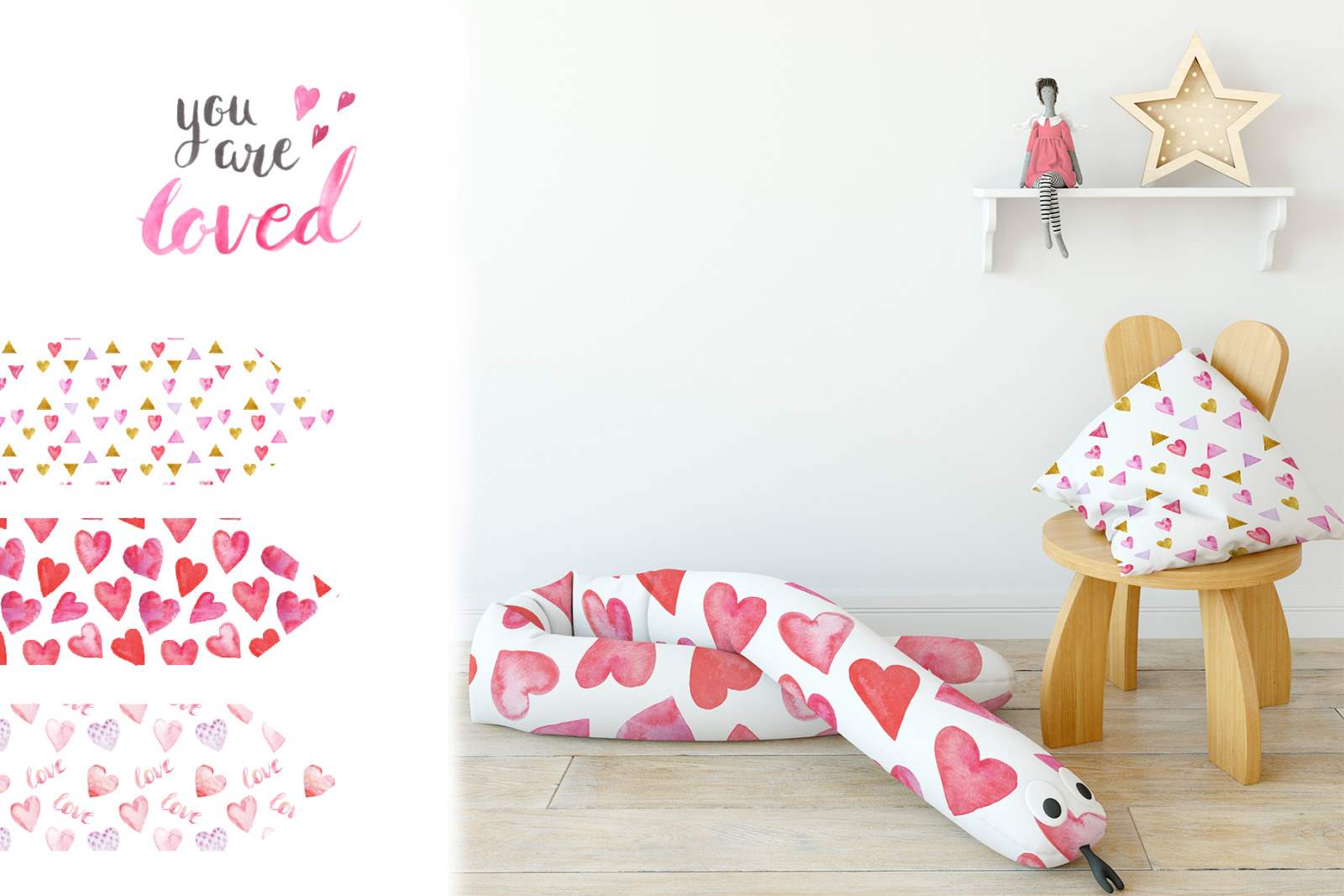 100 in 1 Watercolor Patterns Set 100 in 1 Watercolor Patterns Set