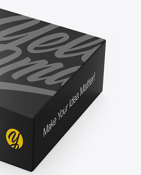 Glossy Box Mockup