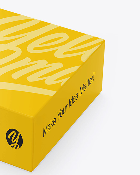 Glossy Box Mockup