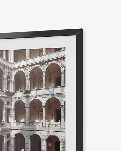 Matte Photo Frame Mockup