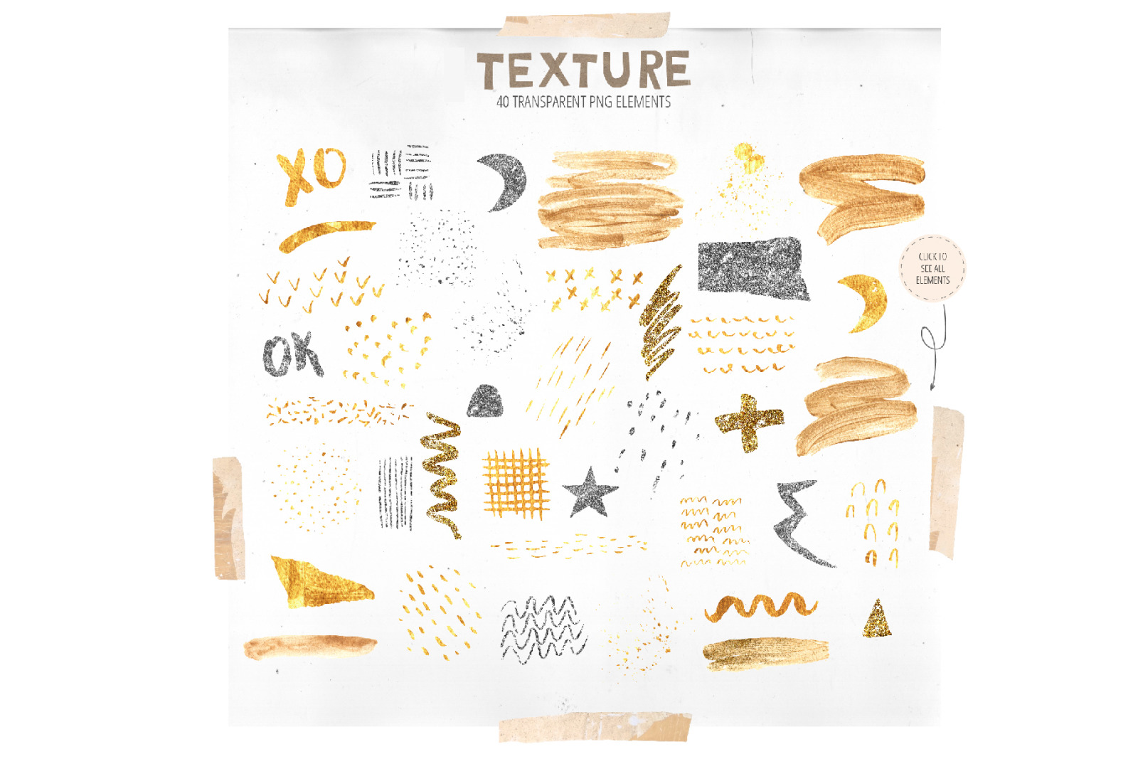 Collage and Cutout Elements Bundle