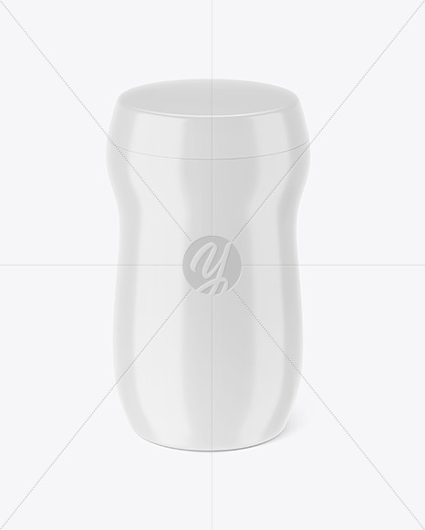 Glossy Plastic Bottle Mockup