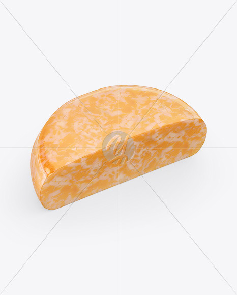 Marble Cheese Wheel Mockup