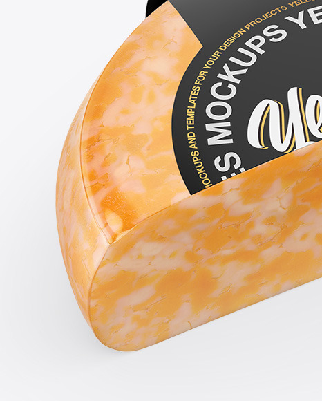 Marble Cheese Wheel Mockup