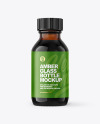 50ml Amber Glass Bottle Mockup 50ml Amber Glass Bottle Mockup