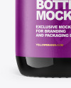 50ml Amber Glass Bottle Mockup 50ml Amber Glass Bottle Mockup