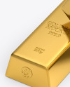 Two Gold Bars Mockup