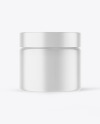 Matte Plastic Cream Jar Mockup