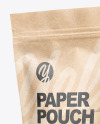 Kraft Paper Stand Up Pouch Mockup