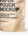 Kraft Paper Stand Up Pouch Mockup