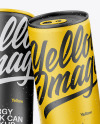 Five Matte Cans Mockup Five Matte Cans Mockup