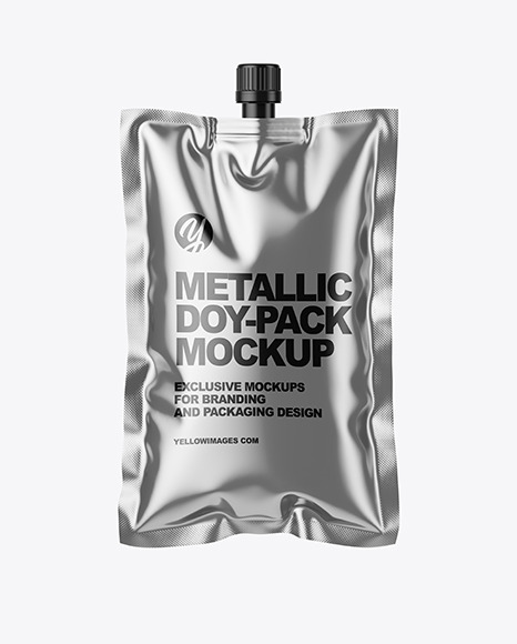 Metallic Doy-Pack Mockup