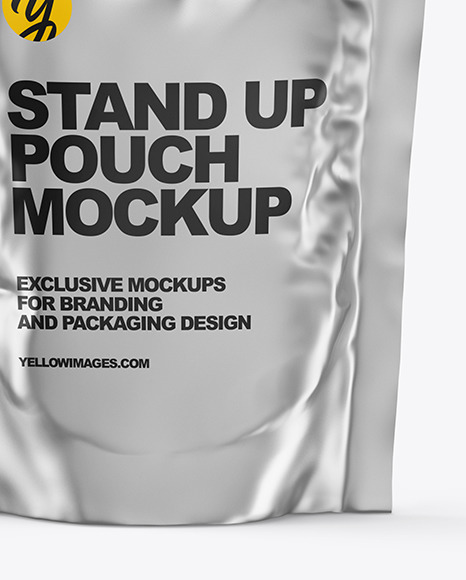 Metallic Vacuum Pouch Mockup