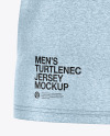 Men&#039;s Turtlenec Jersey Mockup