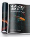 Glossy Magazine Mockup