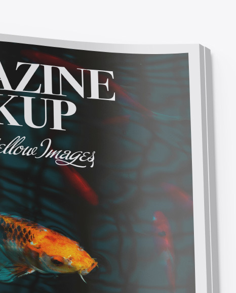 Glossy Magazine Mockup