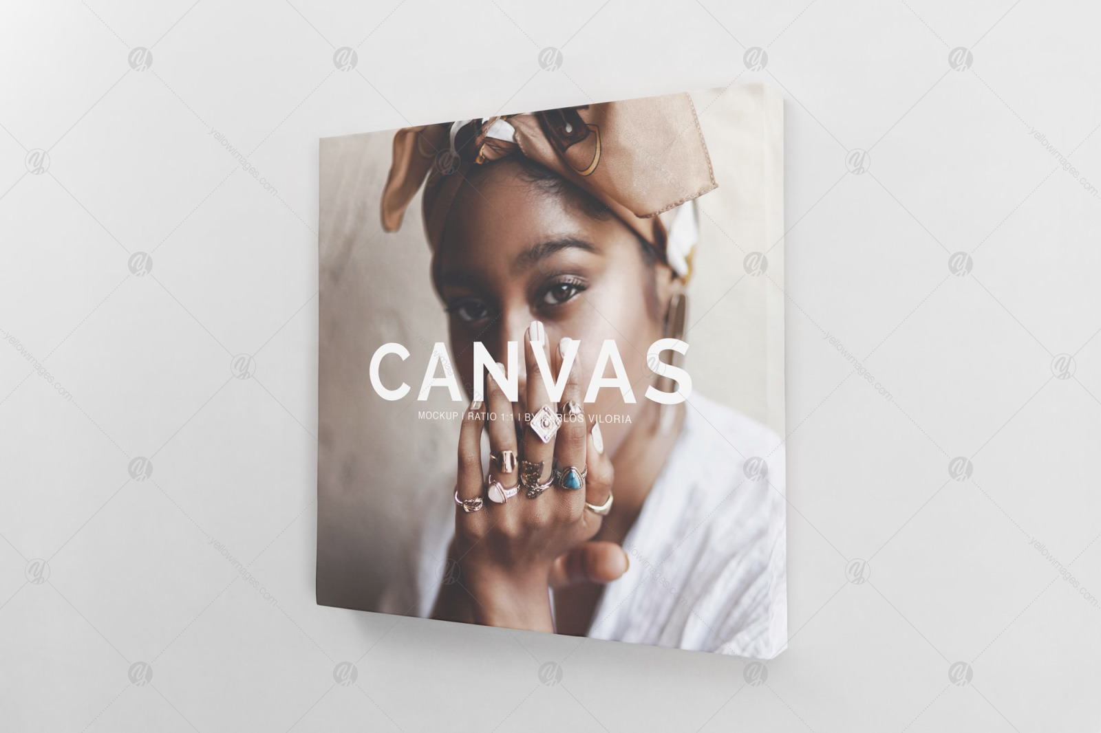 Square Canvas Ratio 1x1 Mockup 01