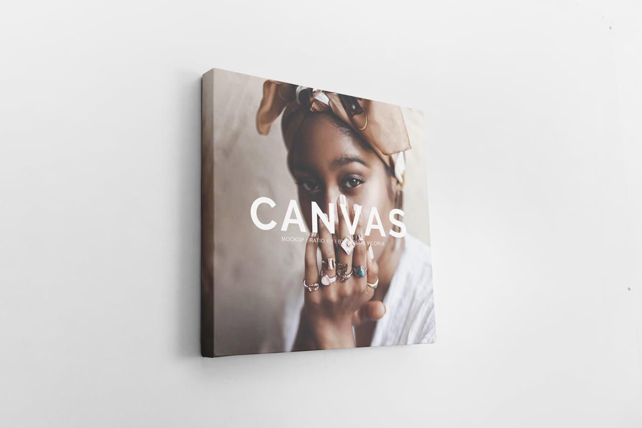 Square Canvas Ratio 1x1 Mockup 04 Square Canvas Ratio 1x1 Mockup 04