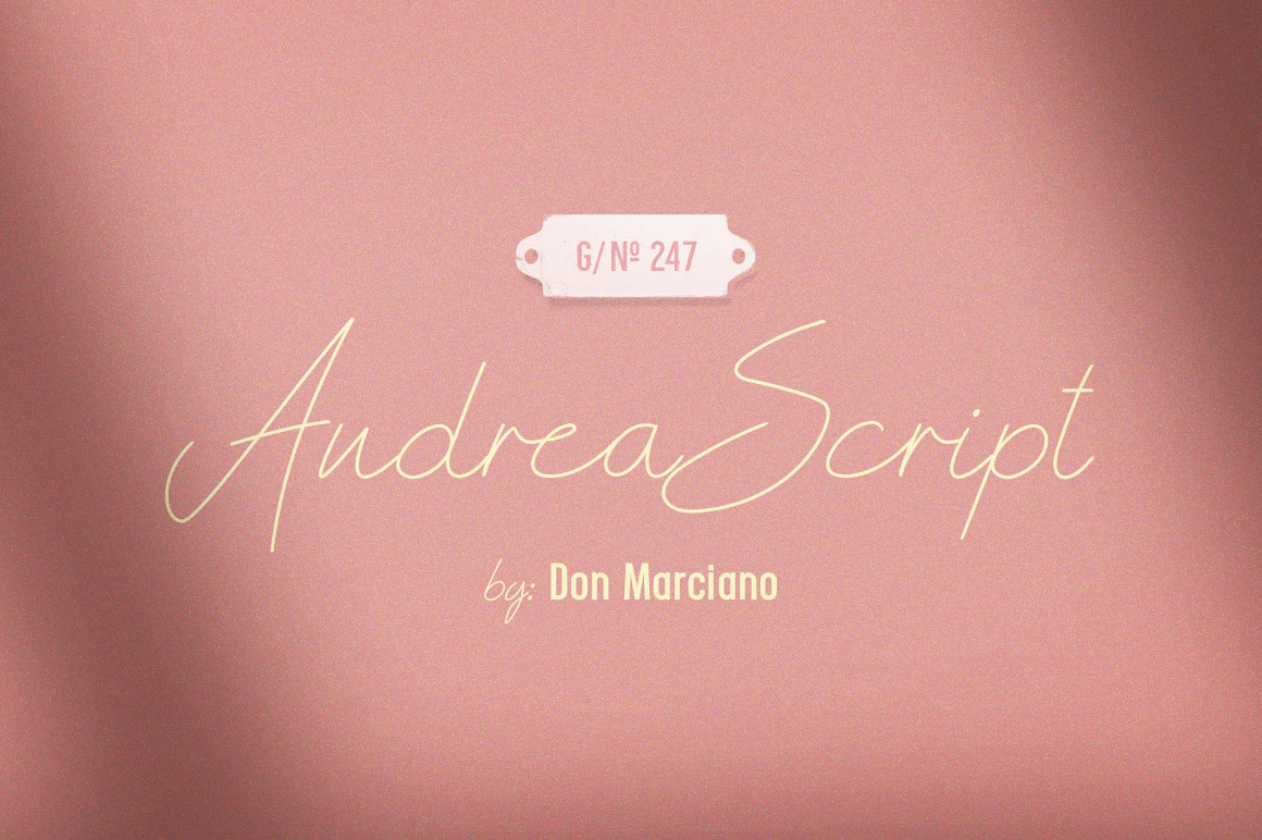 Andrea Script Thin