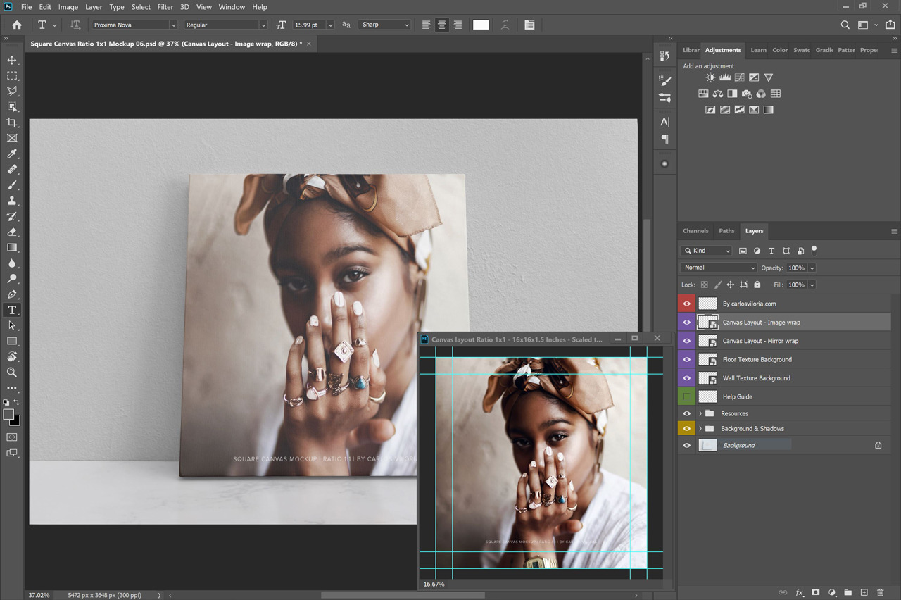 Square Canvas Ratio 1x1 Mockup 06 Square Canvas Ratio 1x1 Mockup 06
