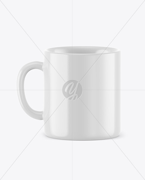 Glossy Coffee Cup Mockup