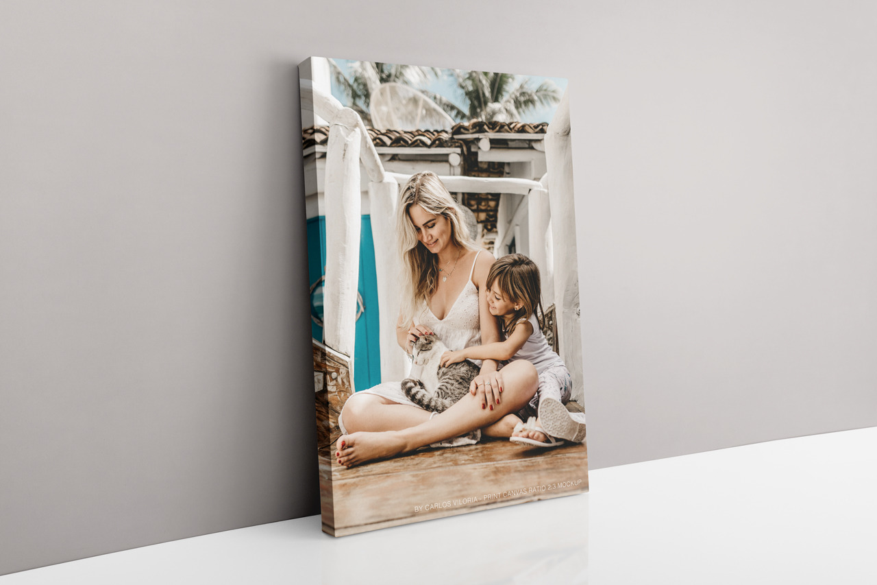 Portrait Canvas Ratio 2x3 Mockup 04 Portrait Canvas Ratio 2x3 Mockup 04