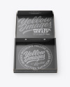 Opened Matte Pizza Box Mockup