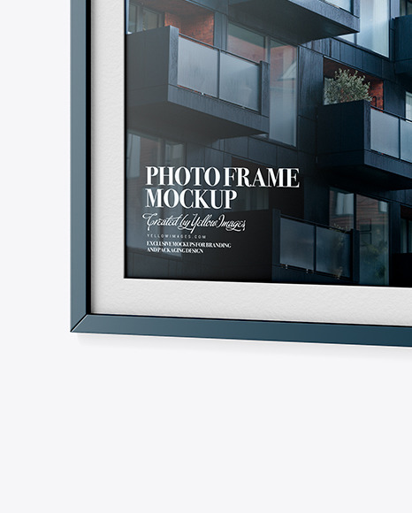 Glossy Photo Frame Mockup