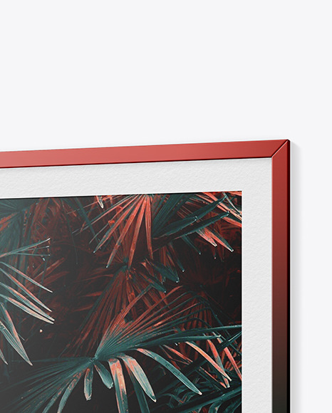 Matte Photo Frame Mockup