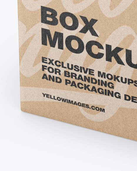 Kraft Box Mockup