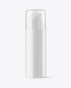 Matte Plastic Bottle with Pump Mockup Matte Plastic Bottle with Pump Mockup
