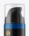 Matte Plastic Bottle with Pump Mockup Matte Plastic Bottle with Pump Mockup