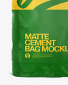 Matte Cement Bag Mockup