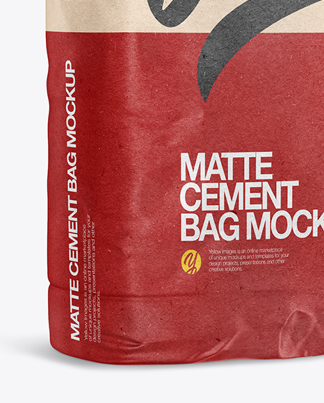 Kraft Cement Bag Mockup Kraft Cement Bag Mockup