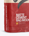 Kraft Cement Bag Mockup