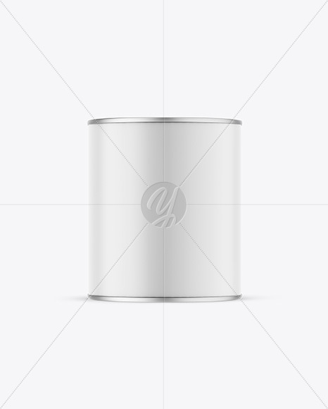 Matte Paint Can Mockup