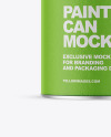 Textured Paint Can Mockup