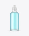 Frosted Glass Bottle Mockup