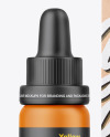 Matte Dropper Bottle W/ Kraft Box Mockup Matte Dropper Bottle W/ Kraft Box Mockup