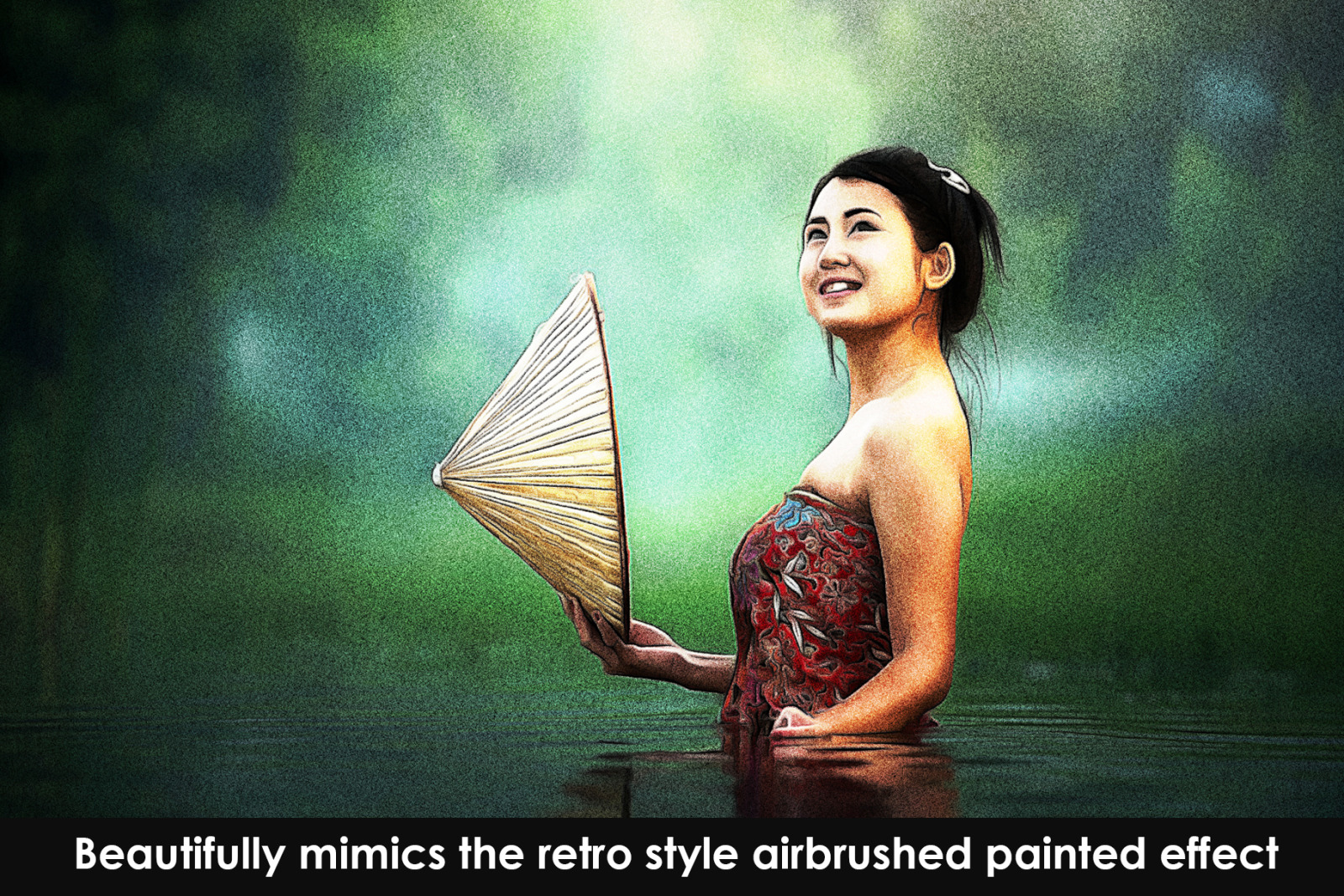 Airbrush Poster Photoshop Action