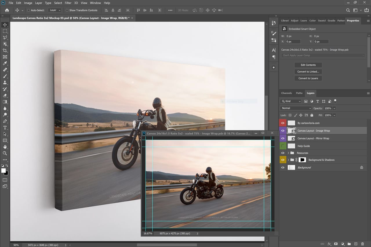 Landscape Canvas Ratio 3x2 Mockup 03 Landscape Canvas Ratio 3x2 Mockup 03