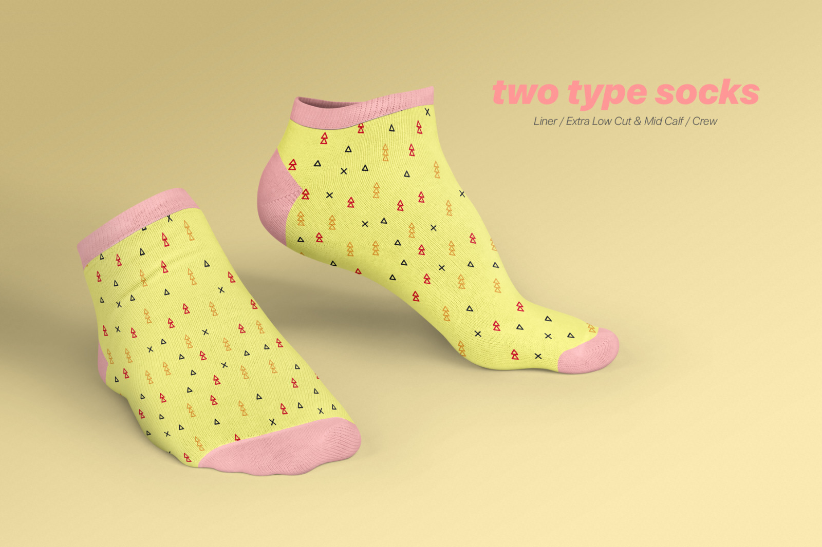 Socks Mockup Set Socks Mockup Set