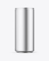 Matte Metallic Can Mockup Matte Metallic Can Mockup