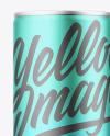 Matte Metallic Can Mockup Matte Metallic Can Mockup